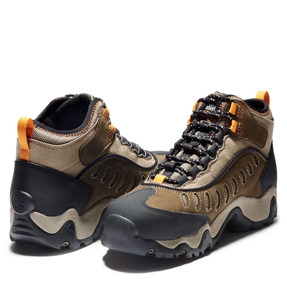 Botas de Trabajo Masculino - Timberland Pro® Mudslinger Steel Toe - ASMCP3520 - Marrom/Pretas